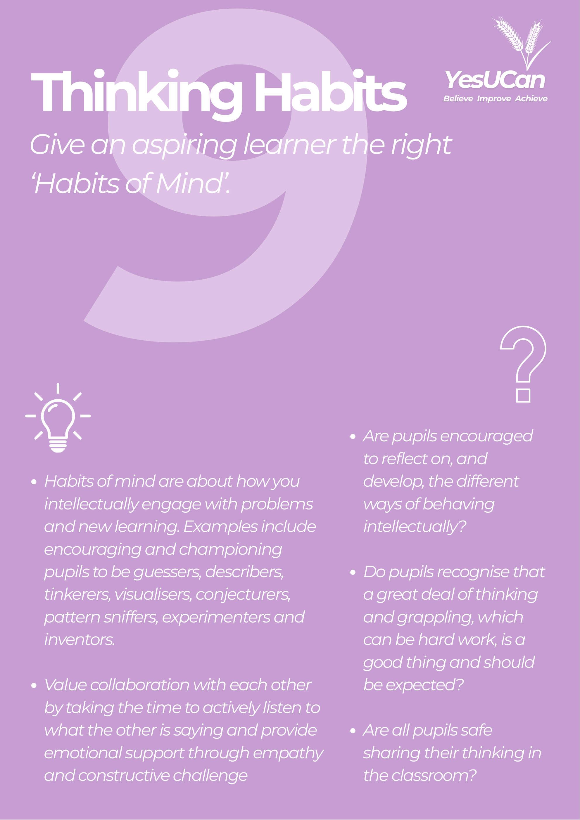 Thinking Habits poster